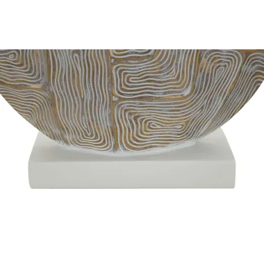 LAMPA STOŁOWA Z ŻYWICY ECLIPS 38X64 cm